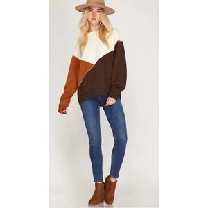 Women pullover sweaters size large She And Sky sweater sweatshirt